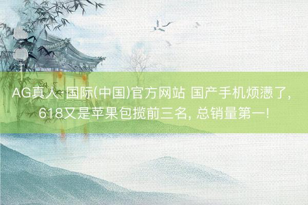 AG真人·国际(中国)官方网站 国产手机烦懑了， 618又是苹果包揽前三名， 总销量第一!